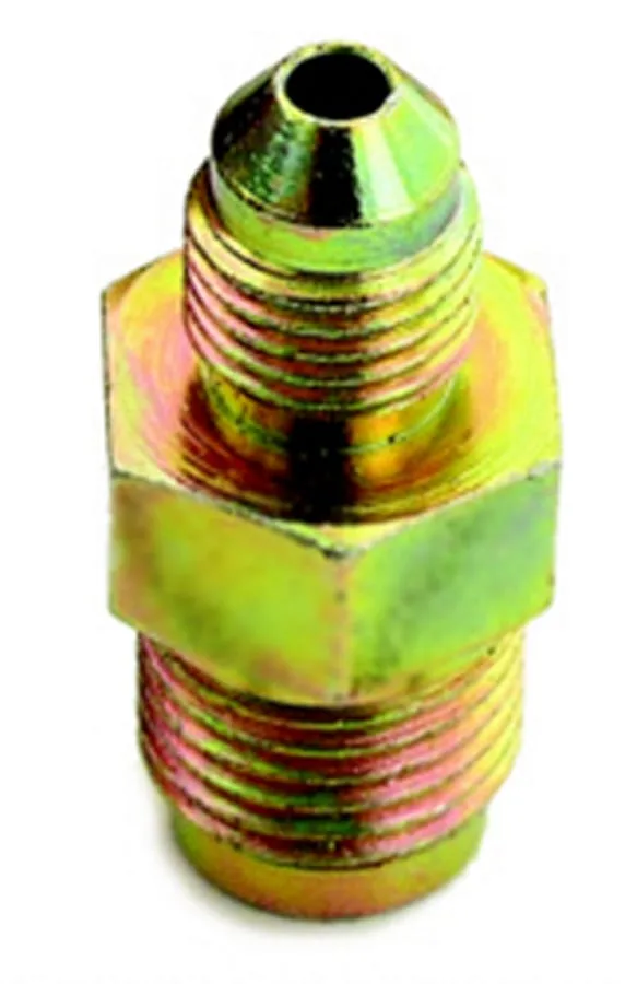 A-1 PRODUCTS 7/16-20 to #3 Stl Invert Male Flare Adapter A1P1072003