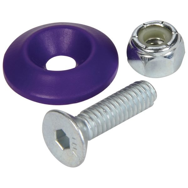 ALLSTAR PERFORMANCE Countersunk Bolt Kit Purple 50pk ALL18687-50