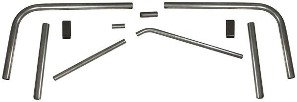 ALLSTAR PERFORMANCE Unwelded Front Bumper M/C SS 1983-88 2pc ALL22366