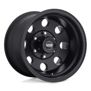 AMERICAN RACING WHEELS BAJA 15×8 5×139.70 Satin Black WheelWheel – Baja – 15 x 8 in – 3.750 in Backspace – 5 x 5.50 in Bolt Pattern – Aluminum – Satin Black Powder Coat – Each AR1725885B