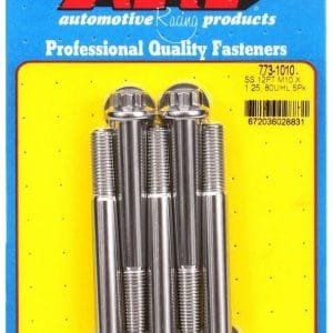 ARP Bolt Kit – SS 12pt 5pk 10mm x 1.25 x 80mm 773-1010