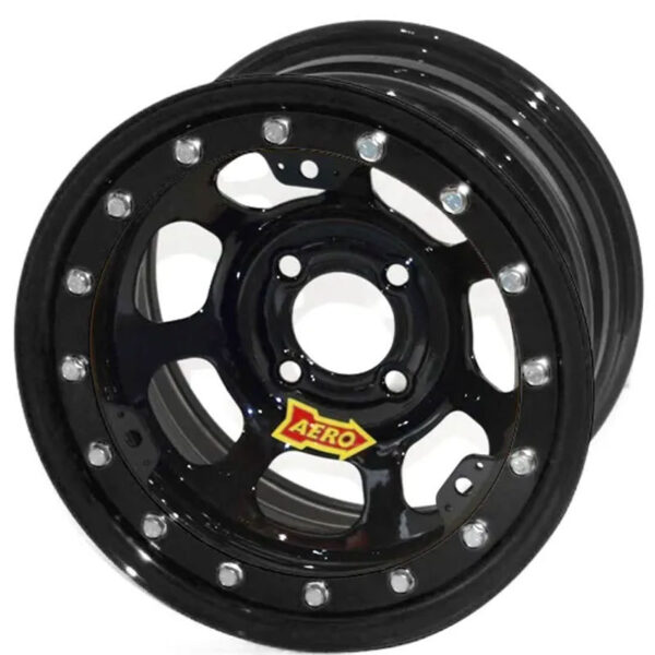 AERO RACE WHEELS Wheel 13×7 2in 4.50in BC Black Light Weight 33-174520X