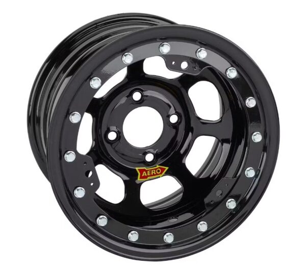 AERO RACE WHEELS Wheel 13×7 3in 4.50in BC Black Light Weight 33-174530X