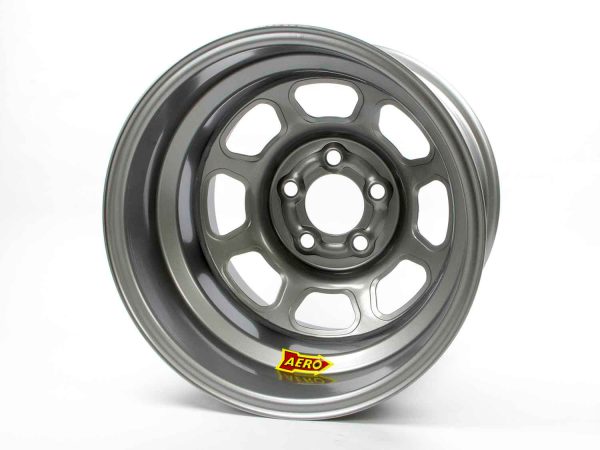 AERO RACE WHEELS 15×8 1in. 5.00 Silver  51-085010
