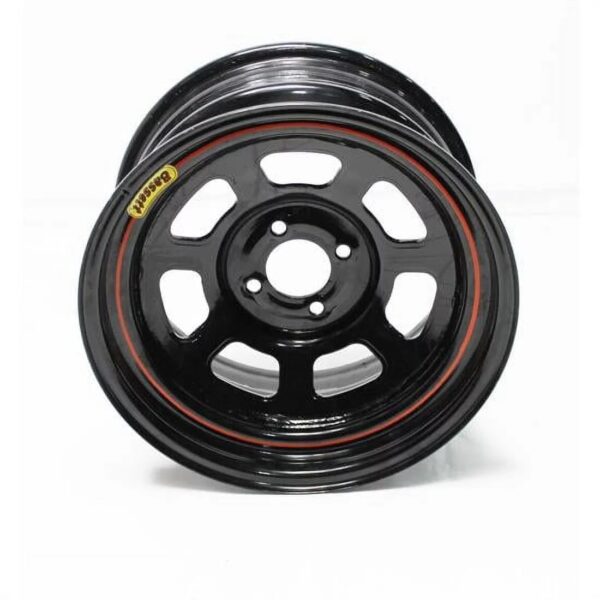 BASSETT Wheel 15×7 4×4.5 2in BS DOT Black 57RT2