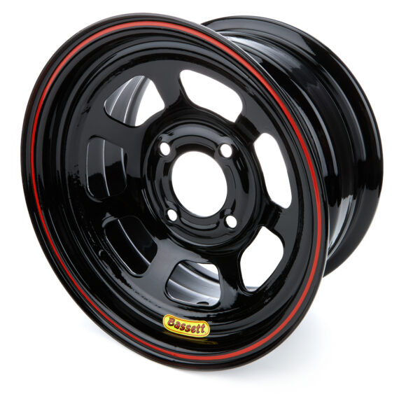 BASSETT Wheel 13×7 4×4.5 4in BS Black L37ST4