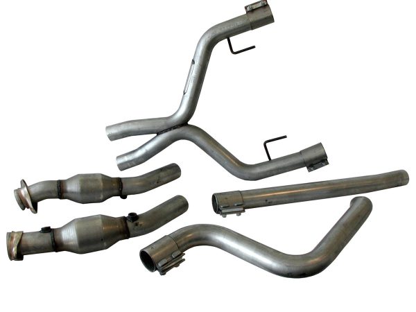 BBK PERFORMANCE Off-Road X-Pipe w/Conv. – 05-09 Mustang V6 4011