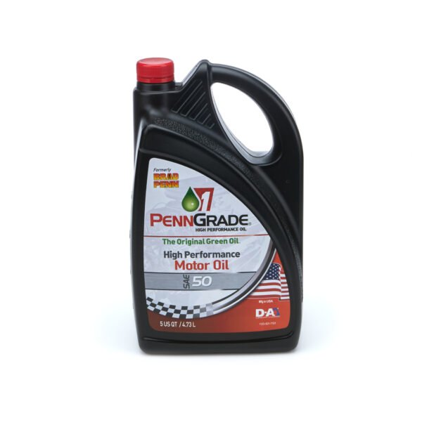 PENNGRADE MOTOR OIL 50w Racing Oil 5Qt Bottle BPO71150