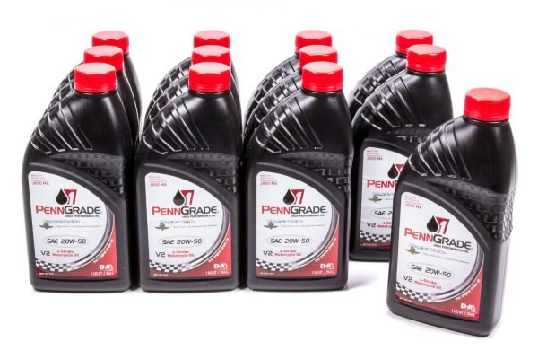 PENNGRADE MOTOR OIL 20w50 Motorcycle Oil Cs/12-Qt 71576
