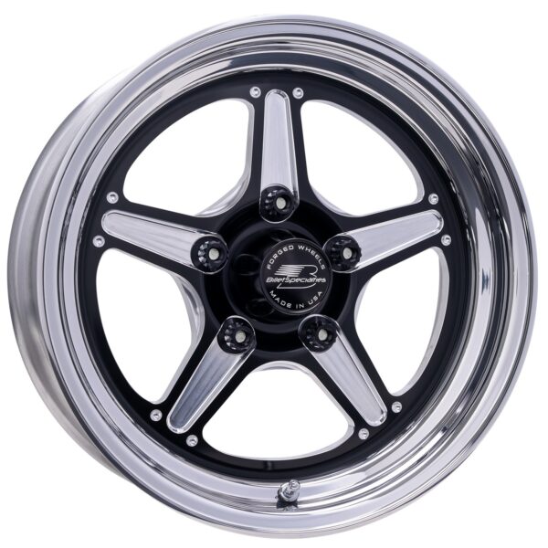 BILLET SPECIALTIES Street Lite Black Wheel 15X4 1.625IN BS BRS23540L6116