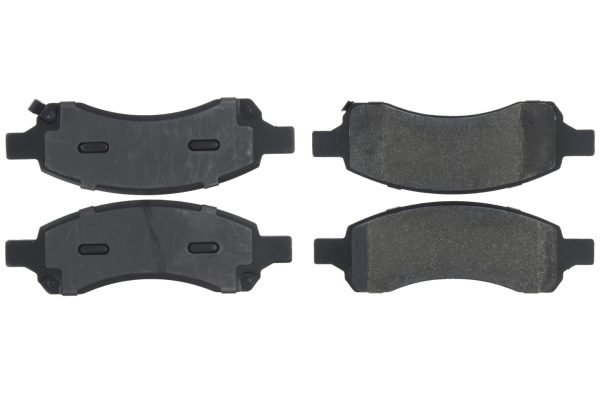 CENTRIC BRAKE PARTS Posi-Quiet Semi-Metallic Brake Pads with Hardwar 104.1169