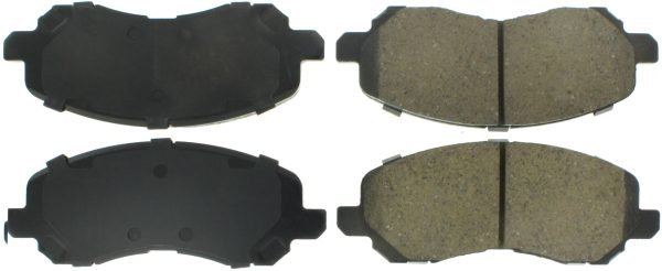 CENTRIC BRAKE PARTS Posi-Quiet Ceramic Brake Pads with Shims and Har 105.0866