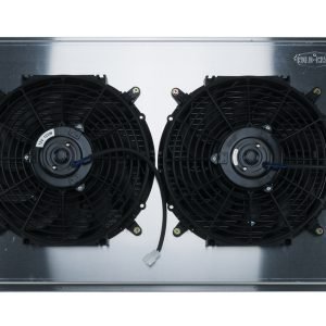 COLD CASE RADIATORS 68-72 A-Body Radiator AT Dual 12in Fan Kit GMA42AK