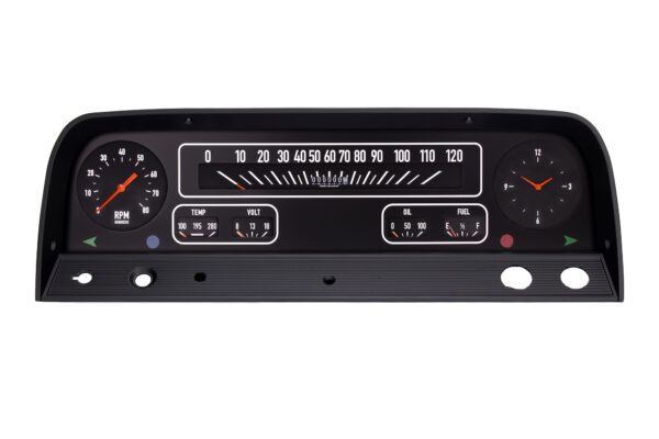 CLASSIC INSTRUMENTS 64-66 Chevy Truck Cluster Black CT64B