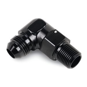 DERALE Fitting 90 Degree 3/8in to -6AN Male 59606