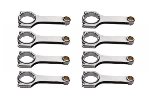EAGLE SBC 4340 Forged H-Beam Rods 6.300 w/L19 Bolts CRS6300B3DL19
