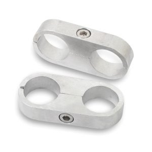EARLS 13/16in. Polished Alum. Hose/Tube Separators (2) 167213ERL