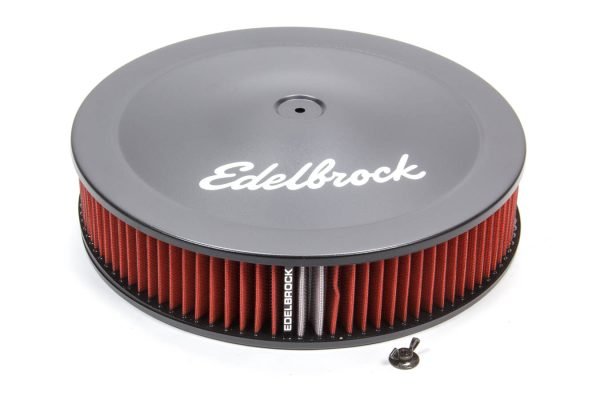 EDELBROCK Pro-Flow Air Cleaner Kit 14in x 3in Black 1225