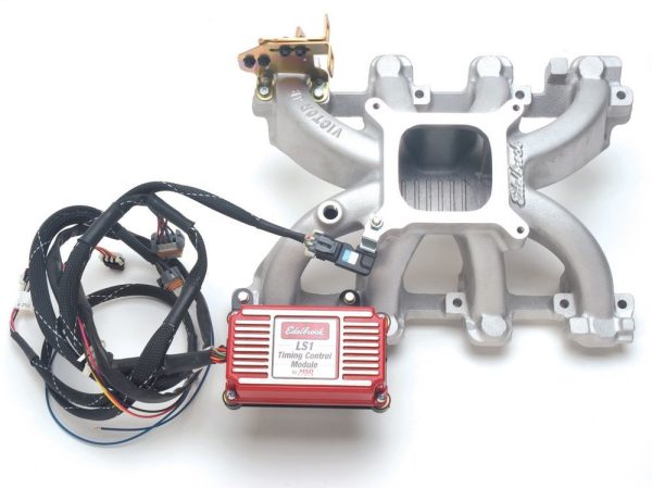 EDELBROCK SBC Victor Jr. Manifold – LS1- 4150 Flange 2908