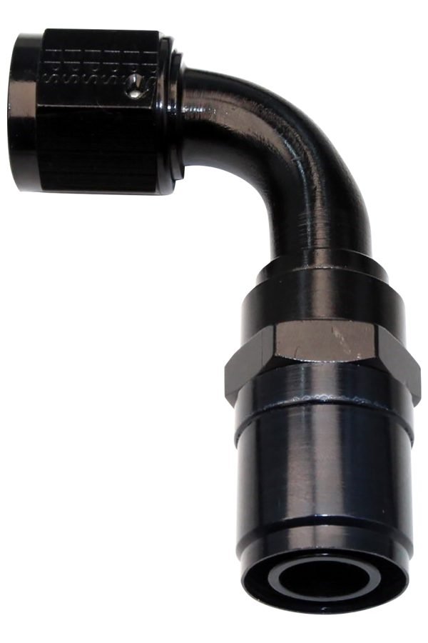 FRAGOLA #10 Race-Rite Crimp-On Hose End 90-Degree 2609010