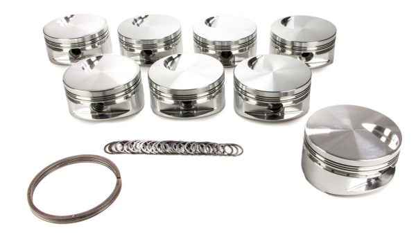 JE PISTONS BBC Flat Top Piston Set 4.500 Bore -3cc 257984