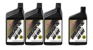 KLOTZ SYNTHETIC LUBRICANTS Break-N Mineral Base Oil 40WT Case 1 QuartMotor Oil – Break-In – 40W – Conventional – 1 qt – Set of 10 KE-903