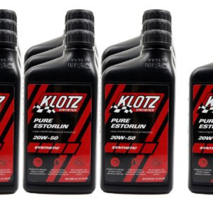 KLOTZ SYNTHETIC LUBRICANTS Pure Estorlin Synthetic Oil 20w50 Case 10×1 QtMotor Oil – Pure Estorlin – 20W50 – Synthetic – 1 qt – Set of 10 KE-950