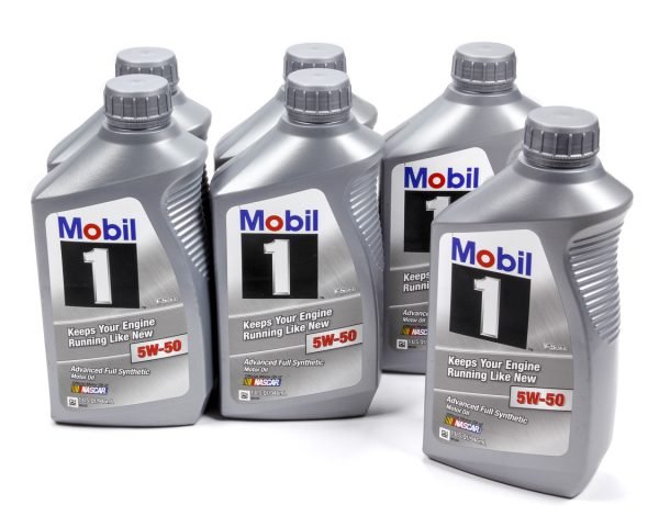 MOBIL 1 5w50 Synthetic Oil Case 6×1 Qt. FS X2 122075