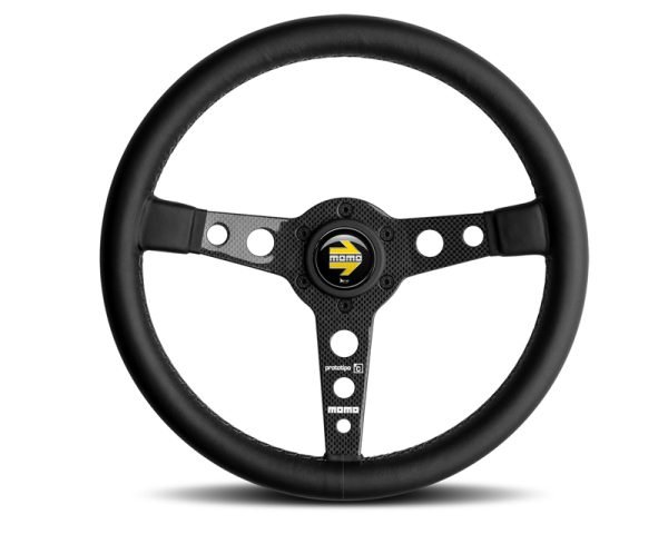 MOMO AUTOMOTIVE ACCESSORIES Prototipo Steering Wheel Leather Carbon Fiber PRO35BK1C