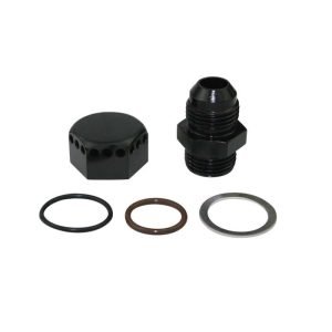 MOROSO Positive Seal Vented Fitting 8an – Black 22627
