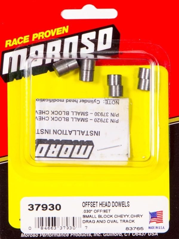 MOROSO Sbc Offset Head Dowels  37930