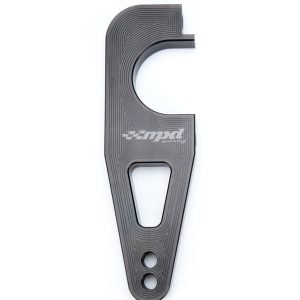 MPD RACING LH Steering Arm Pavement Black Aluminum MPD14130