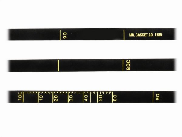 MR. GASKET Bbc 7in Timing Tape  1589