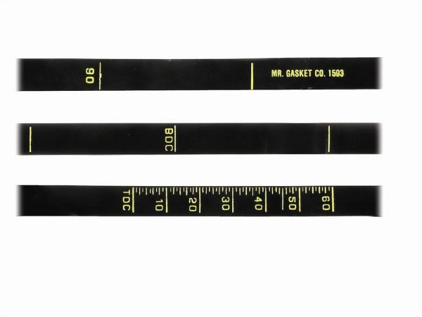MR. GASKET BB Mopar 7-1/4in Timing Tape 1593
