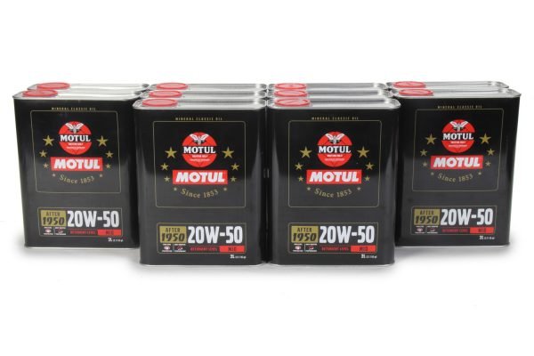 MOTUL USA Classic Performance Oil 20w50 Case 10 x 2 Liter 110621