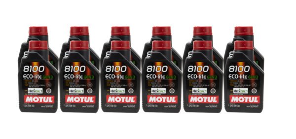 MOTUL USA 8100 Eco-Lite Gen3 5w30 Case 12X1L 111361