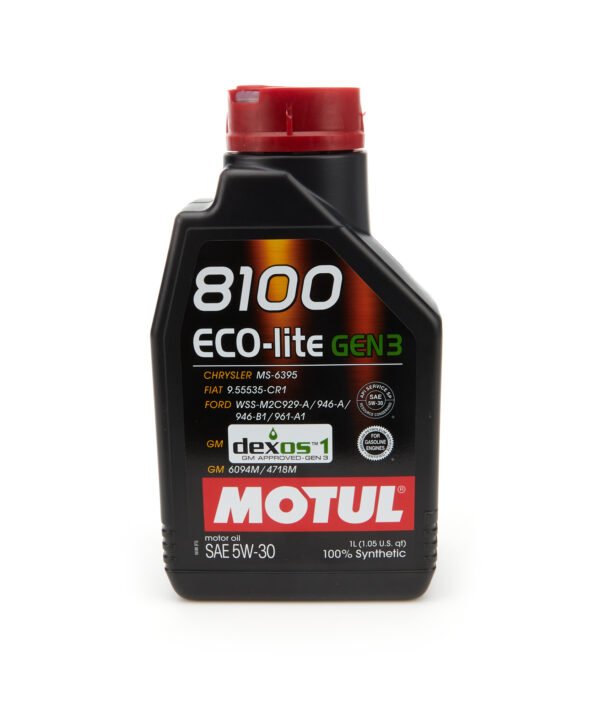 MOTUL USA 8100 Eco-Lite Gen3 5w30 1 Liter MTL111361