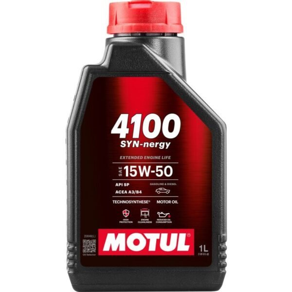 MOTUL USA 4100 Power 15w50 Oil 1 Liter 113161