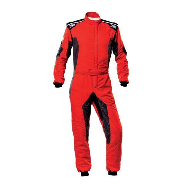 OMP RACING, INC. Tecnica Hybrid Suit Red And Black Size 52 IA0-1864-A01-060-52