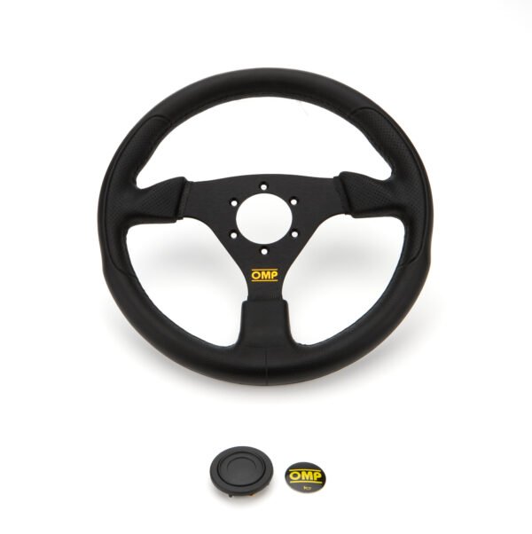 OMP RACING, INC. Racing GP Steering Wheel 3 Spoke 330mm Black OD0-1981-071