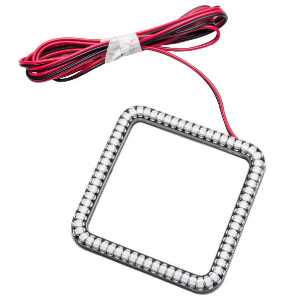 ORACLE LIGHTING 3in Off Road LED Light Square w/Halo Amber 5776-005