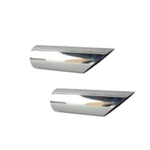 PYPES PERFORMANCE EXHAUST Exhaust Tip Slip Fit 2.5in X 9in EVT49