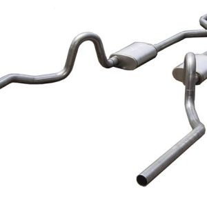 PYPES PERFORMANCE EXHAUST 64-72 GM A-Body 2.5in Crossmember Back Exhaust SGA10R