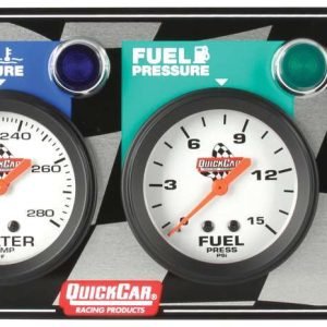 QUICKCAR RACING PRODUCTS Gauge Panel OP/WT/FP w/Tach 61-60423
