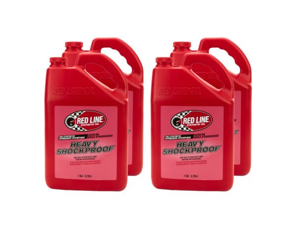 REDLINE OIL Heavy ShockProof Gear Oil Case 4 x 1 Gallon 58205