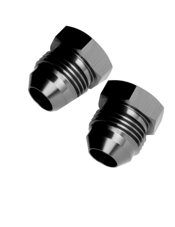 REDHORSE PERFORMANCE 6AN Flare Plug Black 2pk 806-06-2