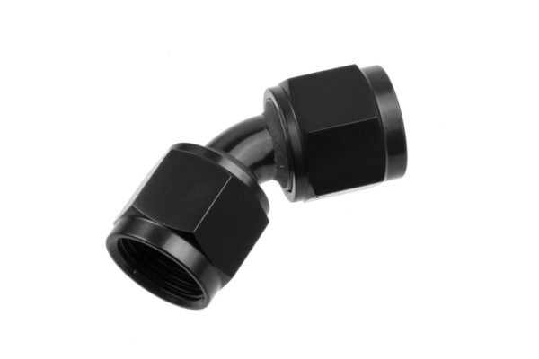 REDHORSE PERFORMANCE 6AN/JIC Swivel Coupler Black 45 8145-06-2