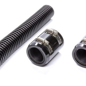 RACING POWER CO-PACKAGED Black 24in Stainless Radiator Hose Kit R7304BK