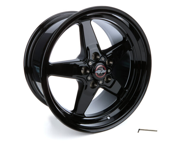 RACE STAR INDUSTRIES 92 Drag Star Bracket Rac er Gloss Black  17×9.5 92-795452B