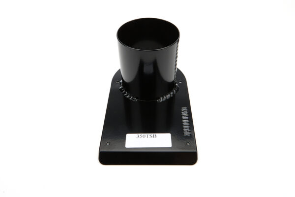 SCHOENFELD Tail Pipe Saver 3-1/2in Single Outlet Black 350TSB